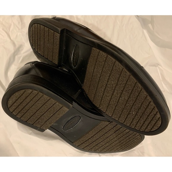 ROCKPORT Men's Leather Oxford Cap Toe Lace Up Shoes - Size 10XW- M4348 - Black - Picture 6 of 6